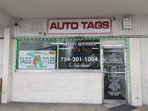 For those of you interested in visiting Auto Tags of Hallandale you can check out their location at 701 West Hallandale Beach Boulevard, Suite#: 106 Hallandale Beach, Florida 33009.You can also contact Randy directly at: 954.456.5771. Additionally, you can visit their website at: www.autotagsofhallandale.com. 