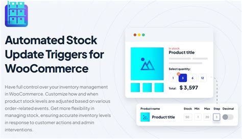 Auto update stock woocommerce.  The plugin processes the update immediately in real...