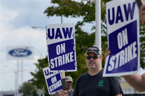 Auto worker strike creates test of Biden’s goals on labor and climate