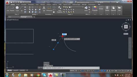 AutoCAD I 0710 Extension and Extended Intersection Object Snaps YouTube