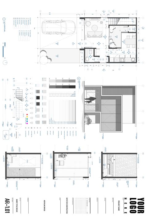 AutoCAD Template Architecture Drawing Autocad template
