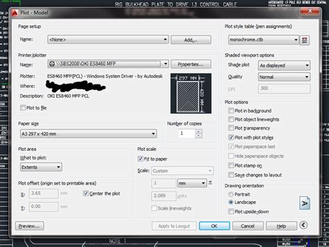 AutoCAD Tip Using Page Setup function to make configuring plots and