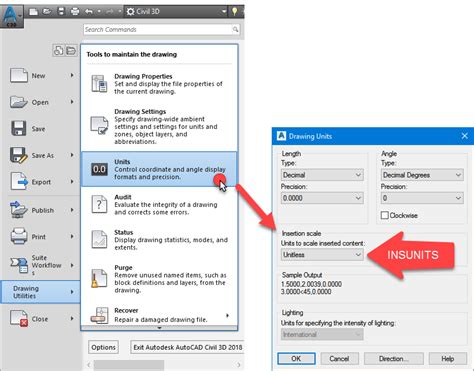 AutoCAD insertion scale units: what you need to know - Wisconsin