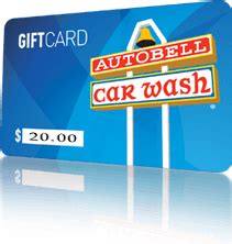 Autobell gift card. Buy a Autobell Car Wash Gift Card Buy a Autobell Car Wash Gift Personalize your gift for Autobell Car Wash. Choose to email or print. Sender Amount $25 $50 $75 