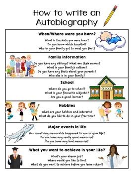 Autobiography book structure