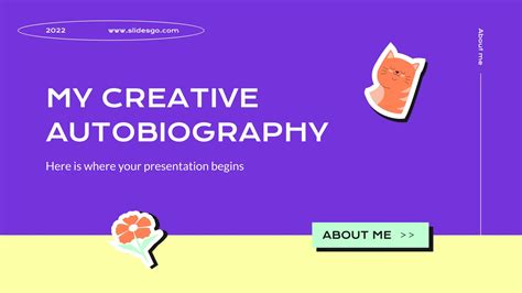 Autobiography google slides template