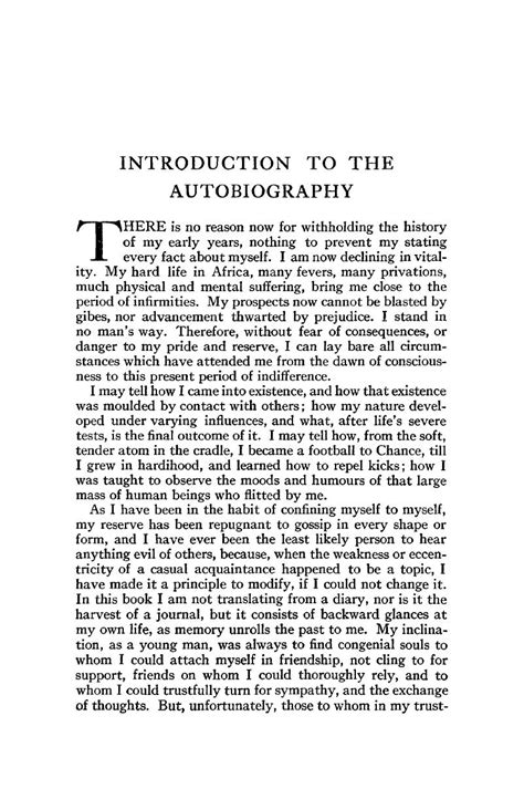 Autobiography introduction