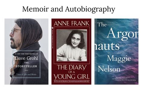 Autobiography nonfiction examples