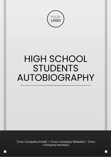 Autobiography project high school