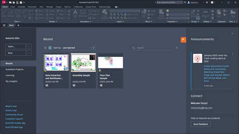 Autocad 2024 Interface