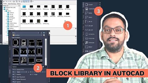 Autocad block library command.  In some cases, the block would be imported into AutoCAD an...