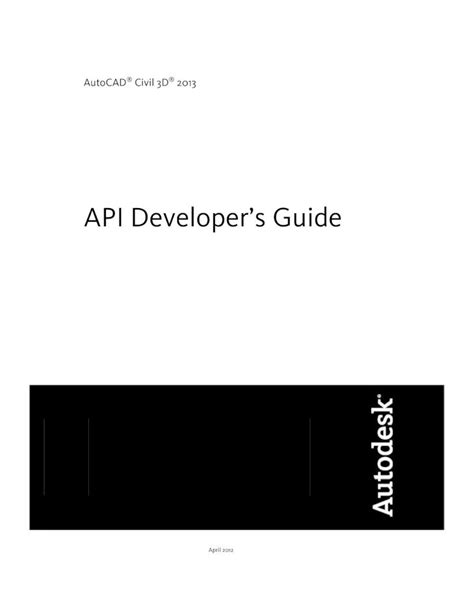Autocad civil 3d api developer s guide. - Owners manual 501 sickle bar mower.