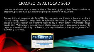 Autocad crackeado como crakear