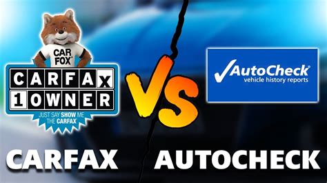 Autocheck vs carfax. Im looking to buy a van and wondering whats the best vin checking site? eBay offers one called "autocheck" . 10 reports for $20 vs carfax 6 for $109. Archived post. New comments cannot be posted and votes cannot be cast. ... Carfax can have more information on what services were performed and when. If both come up clean, I wouldn't worry. ... 