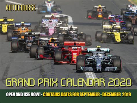 Read Autocourse 2020 Grand Prix Calendar Contains Dates For September  December 2019 By Peter J Fox