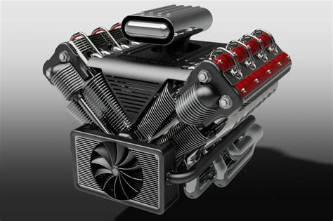 Autodesk Engine V8 Inventor