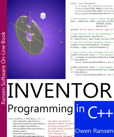 Autodesk Inventor Programming in C++ by Owen Ransen