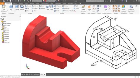 Autodesk Inventor Tutorial for beginners Exercise 12 YouTube