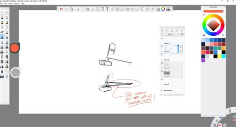 I actually prefer the desktop version of Sketchbook Pro -- even on my touch-screen Surface Pro. I love that I have ALL of my tools available (perspective guides, etc.), and I find it to be quite touch-friendly. Much better than most desktop versions! The only thing missing (for me) from the desktop version is the ability to use my Surface Dial.. 