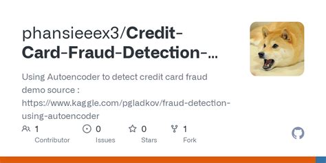 Autoencoder code kaggle.  Credit Card Fraud Credit card fraud represents an im...