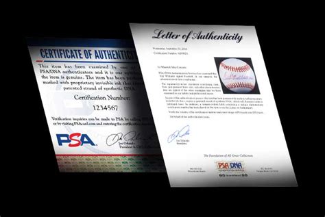 Autograph authentication service