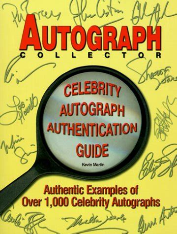 Autograph collector celebrity autograph authentication guide authentic examples of over. - Cooks professional bread machine maker instruction manual recipes model 2142.