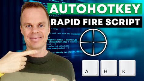 Autohotkey rapid fire left click.  I would like the script to be a rapid fire click, howe...