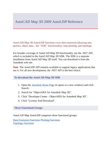 Autolisp reference guide autodesk 3d design engineering. - Manuals for cincinnati milacron sabre 750.