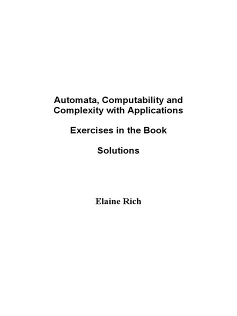 Automata computability and complexity solutions manual. - Stihl 064 066 chain saw service repair workshop manual download.