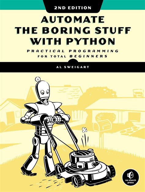 Automate the boring stuff with python. Automate the Boring Stuff with Python. Free to read under a CC license. "The best part of programming is the triumph of seeing the machine do something useful. Automate the Boring Stuff with Python frames all of programming as these small triumphs; it makes the boring fun." - Hilary Mason, Data Scientist and Founder of Fast Forward Labs. 