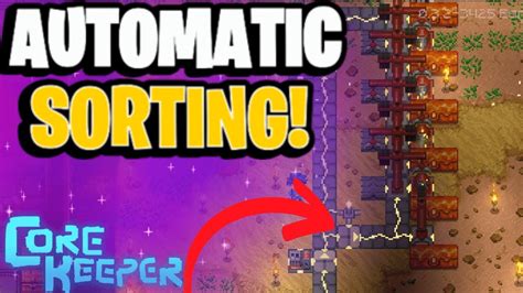 Automatic Chest Sorting BUILD! Core Keeper YouTube