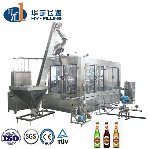 Automatic Glass Pet Bottle Wine Alcoholic Beer Processing Plant ...