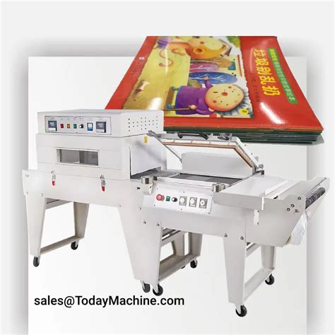 Automatic L POF PE Film Sealer Sealing Auto Shrinking Tunnel Machine