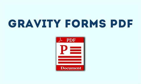 Automatic PDF Generator for Gravity Forms to Easily Export Entries