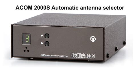 Automatic antenna switch.  13. , from ACOM 2000S automatic antenna selector...