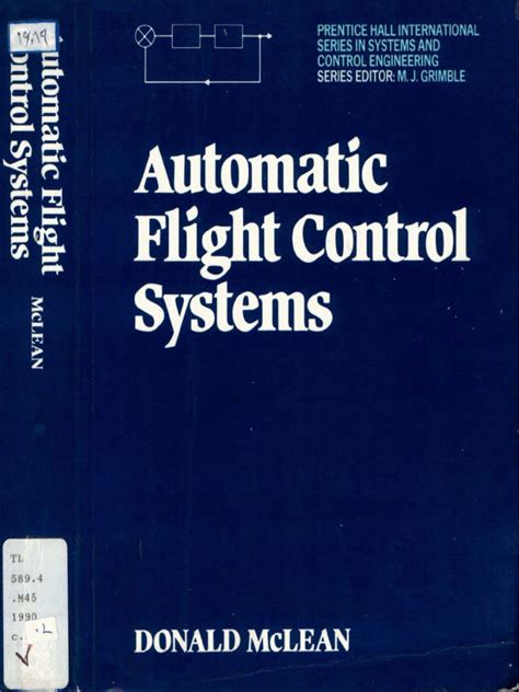 Automatic flight control systems donald mclean. - Vertex yaesu vxa 300 service repair manual.