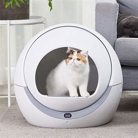 Automatic kitty litter box. PETTHEONE Automatic Cat Litter Box Self Cleaning - Extra Large Automatic Cat Litter Box Self Cleaning for Multiple Cats, Anti-Pinch/Odor-Removal Design, with Garbage Bags/Mats, App Control. $499.00 $ 499. 00 ($12.48 $12.48 /Pound) 50% … 