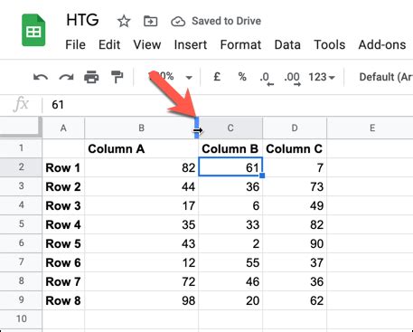 Automatically Resize Columns In Google Sheets With Fit To Data