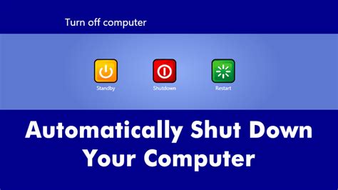 Automatically shut down computer at night when you are …