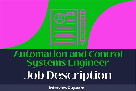 Automation Systems Engineer Job Boston Massachusetts …