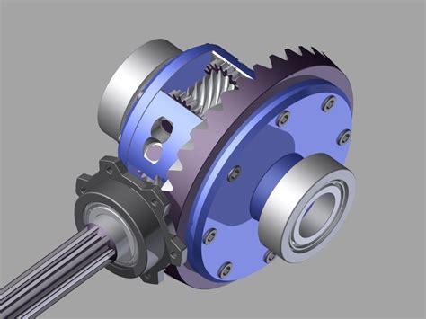 Automobile Differential 3D Model 29 .iam Free3D