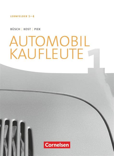Automobilkaufleute neubearbeitung band 1 lernfelder 1 4 fachkunde. - Mcculloch guía de reparación y puesta a punto del motor fueraborda.