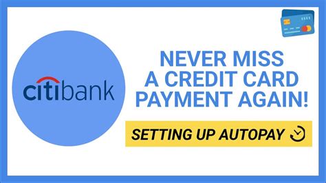 Autopay.citicards.com. KEY POINTS. You can set up autopay to pay your credit cards so you won't have to worry about missing a bill. You can even set up autopay to pay off your entire balance every month. You could risk ... 