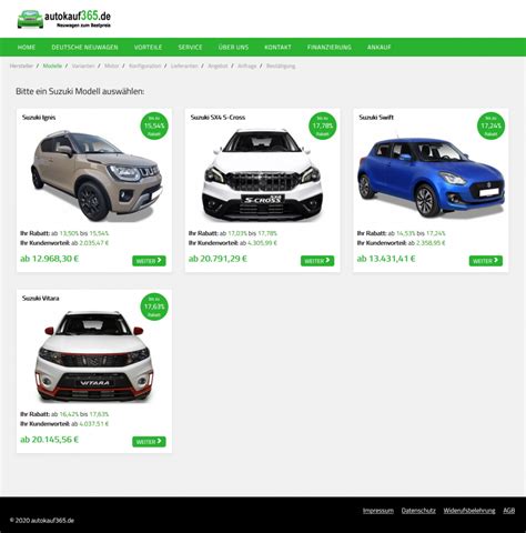 Autos online verkaufen, Fahrzeugkonfigurator, Händlerwebsites