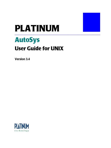 Autosys 4 5 user guide linux. - 1999 chrysler sebring lxi coupe repair manual.