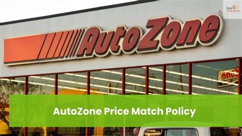 Autozone Price Match