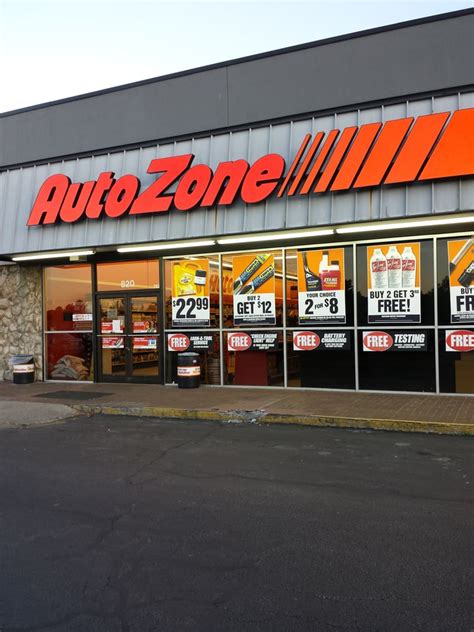 AutoZone Auto Parts - Batteries. Open - Closes at 10:00 PM. 9003 N Allen Rd. Peoria, IL 61615. Get Directions. Leave a Review. (309) 621-7300. Featured Battery Products at Peoria #4466. Alternator. Dim or flickering headlights, weak starting, or battery troubles can indicate a bad alternator.