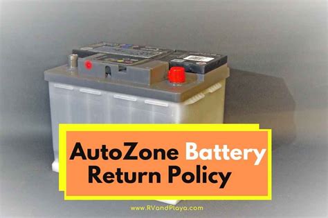 Autozone battery return. You can return unused car batteries within AutoZone's 90-day return policy time window. And, be sure to have the original product packaging as well as the receipt of the purchase. If you have used the car battery, your return options are limited at AutoZone. 