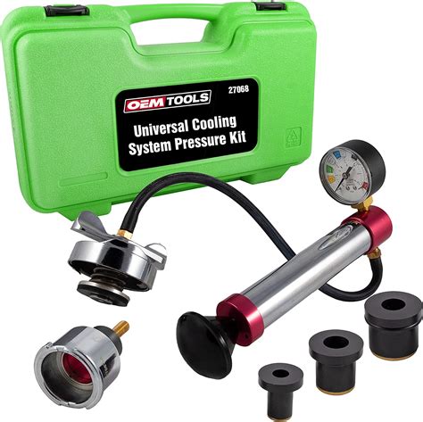 OEMTOOLS Universal Cooling System Pressure Test Kit. Shop All OEMTOOLS. Write a review. Part # 57068. SKU # 434717. $22699. 