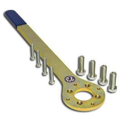 Shop for Lisle Flywheel Locking Tool with confidence at AutoZone.com. Parts are just part of what we do. ... Tool should slide into opening toward engine with the top of the tool engaging the teeth of the flywheel. On 4500 and 5500 trucks, remove the rubber inspection cap on the bottom of the transmission.. 